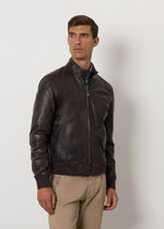 Bomber in pelle