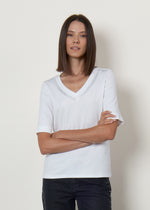 T-shirt con strass