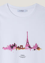 T-shirt stampa e strass