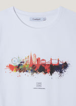 T-shirt stampa e strass