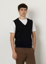 Gilet in maglia di cotone