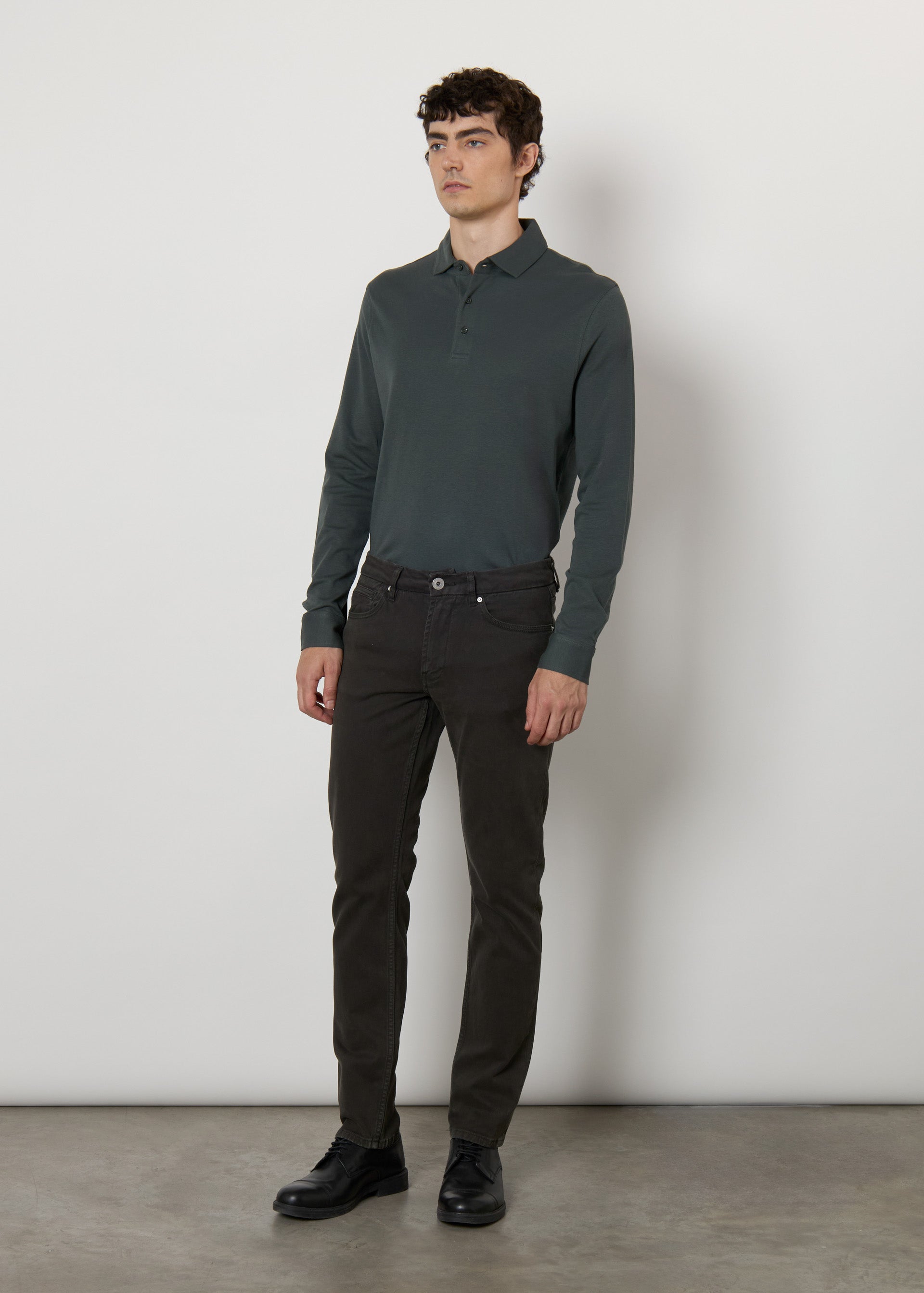 Jeans color straight fit