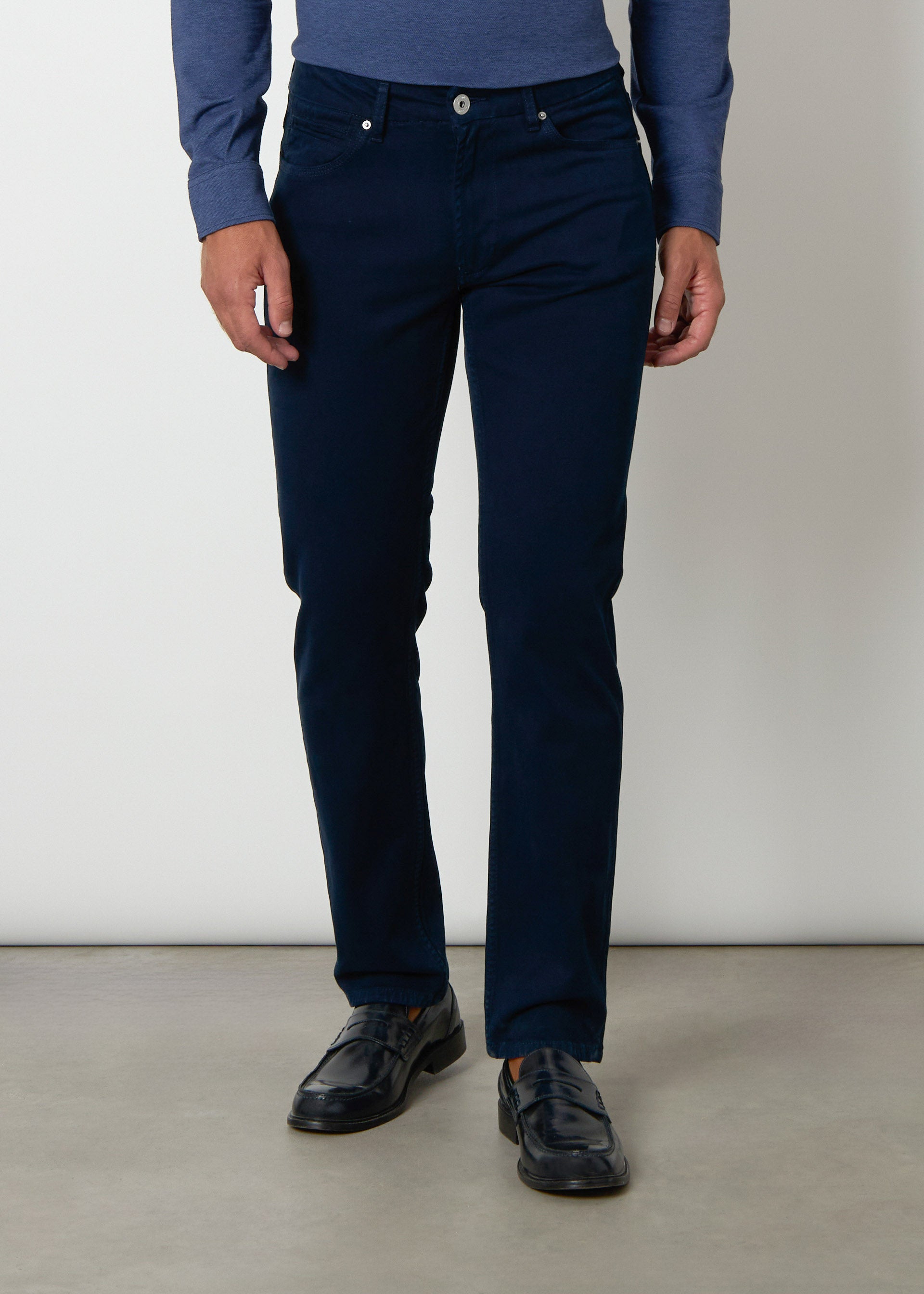 Jeans color straight fit