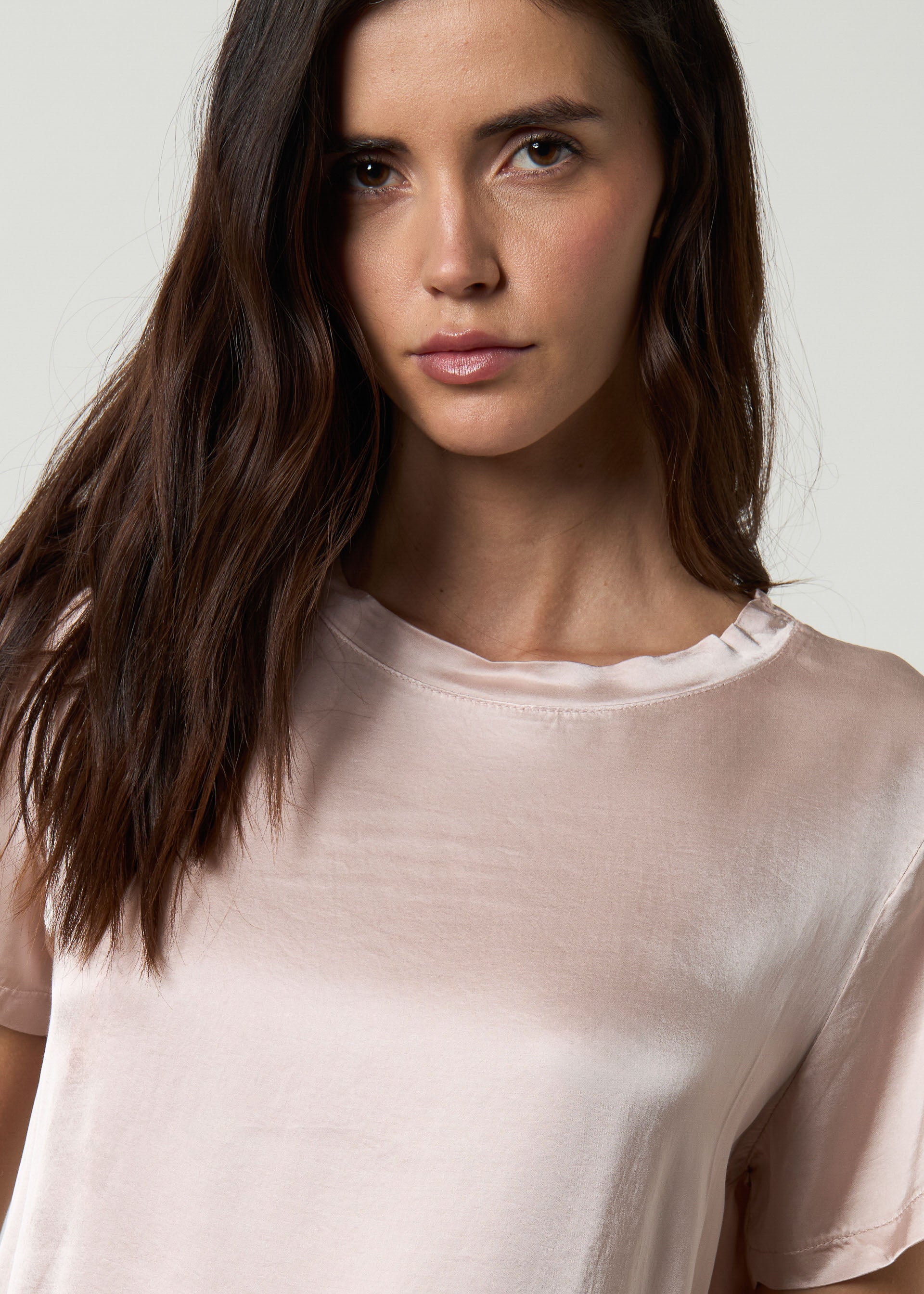 T-shirt in misto seta