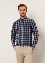 Camicia regular fit a quadri