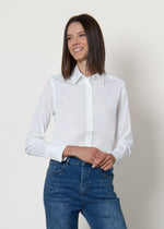 Camicia in cotone stretch