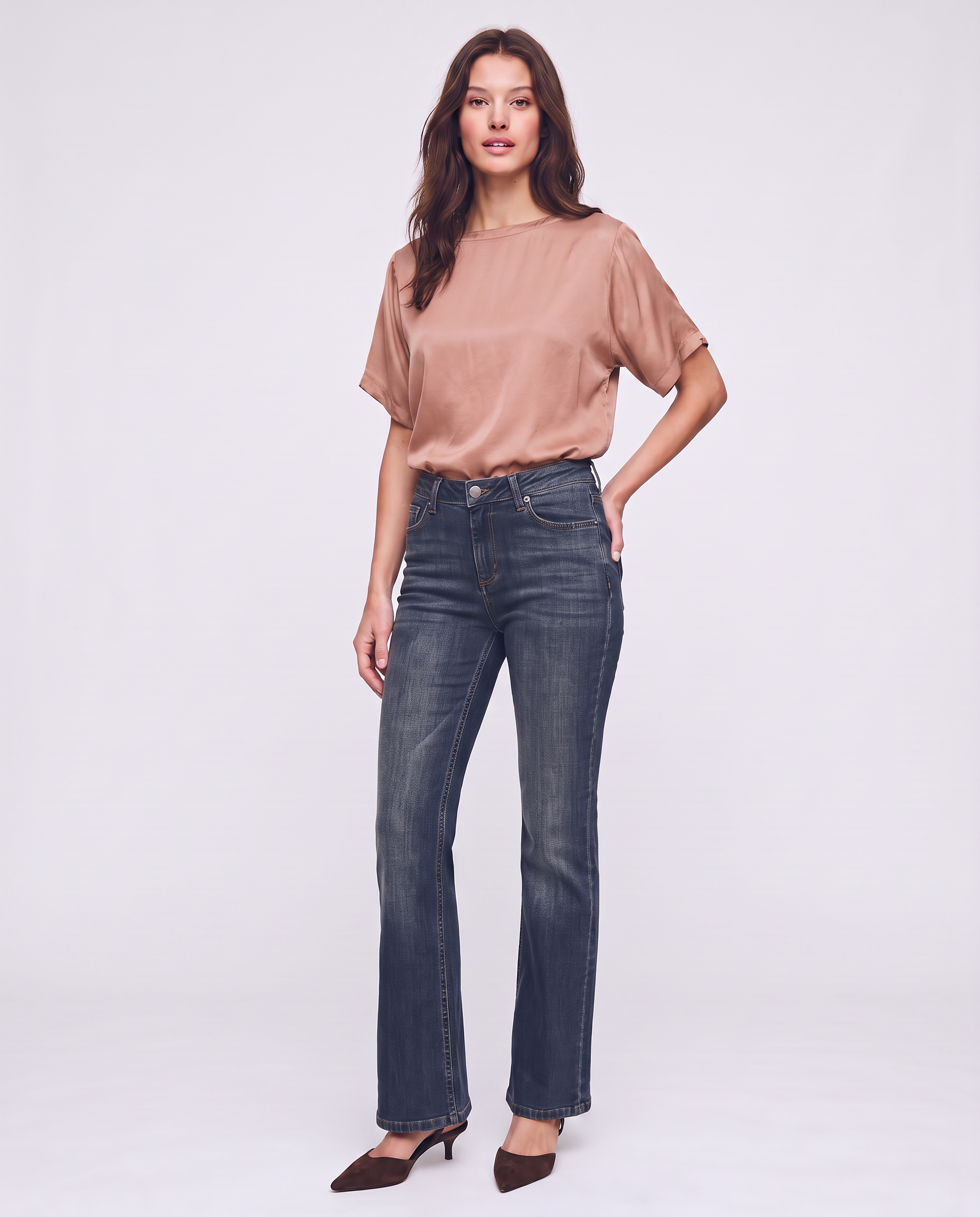 Blusa girocollo