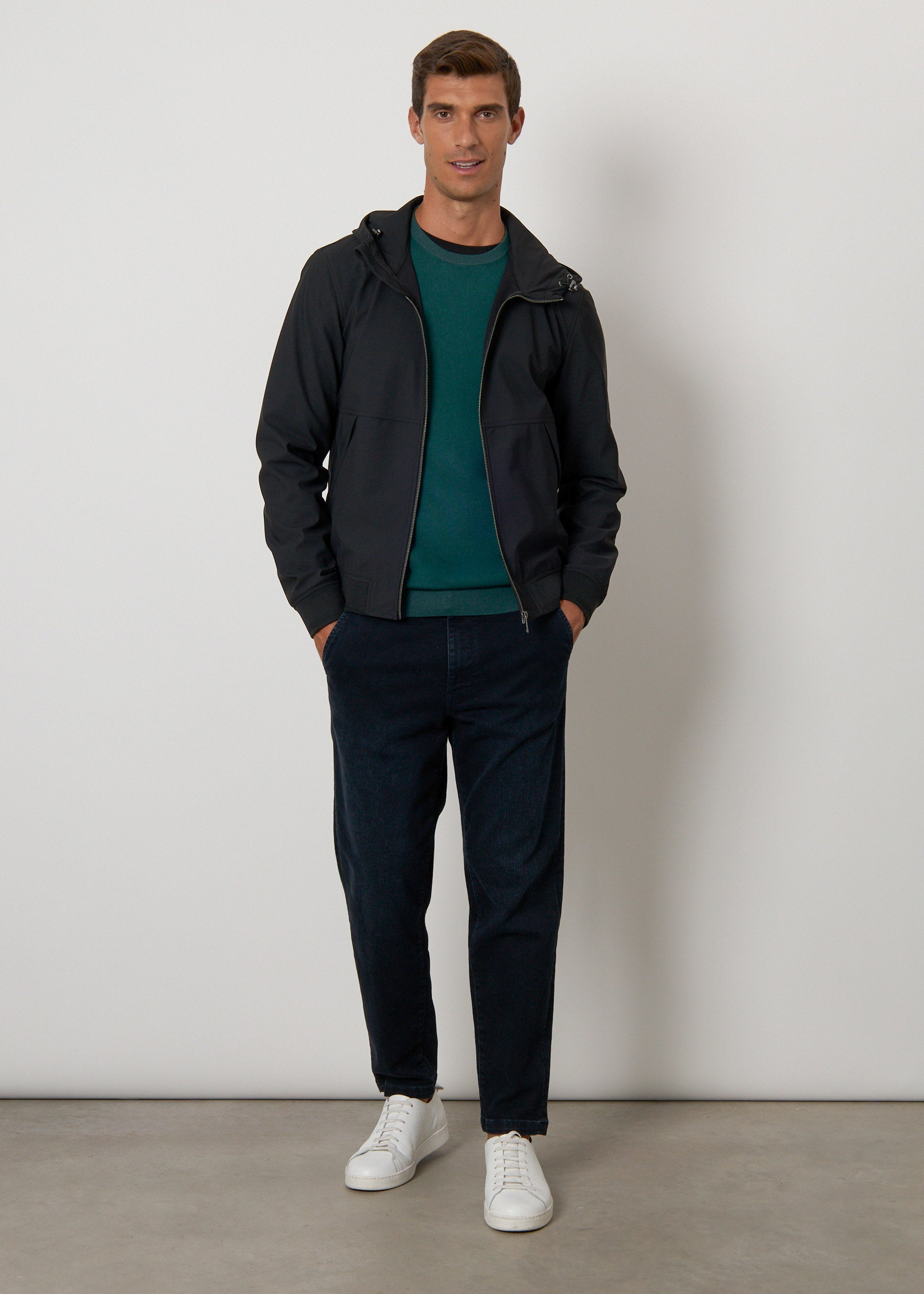 Giubbotto soft Shell con cappuccio