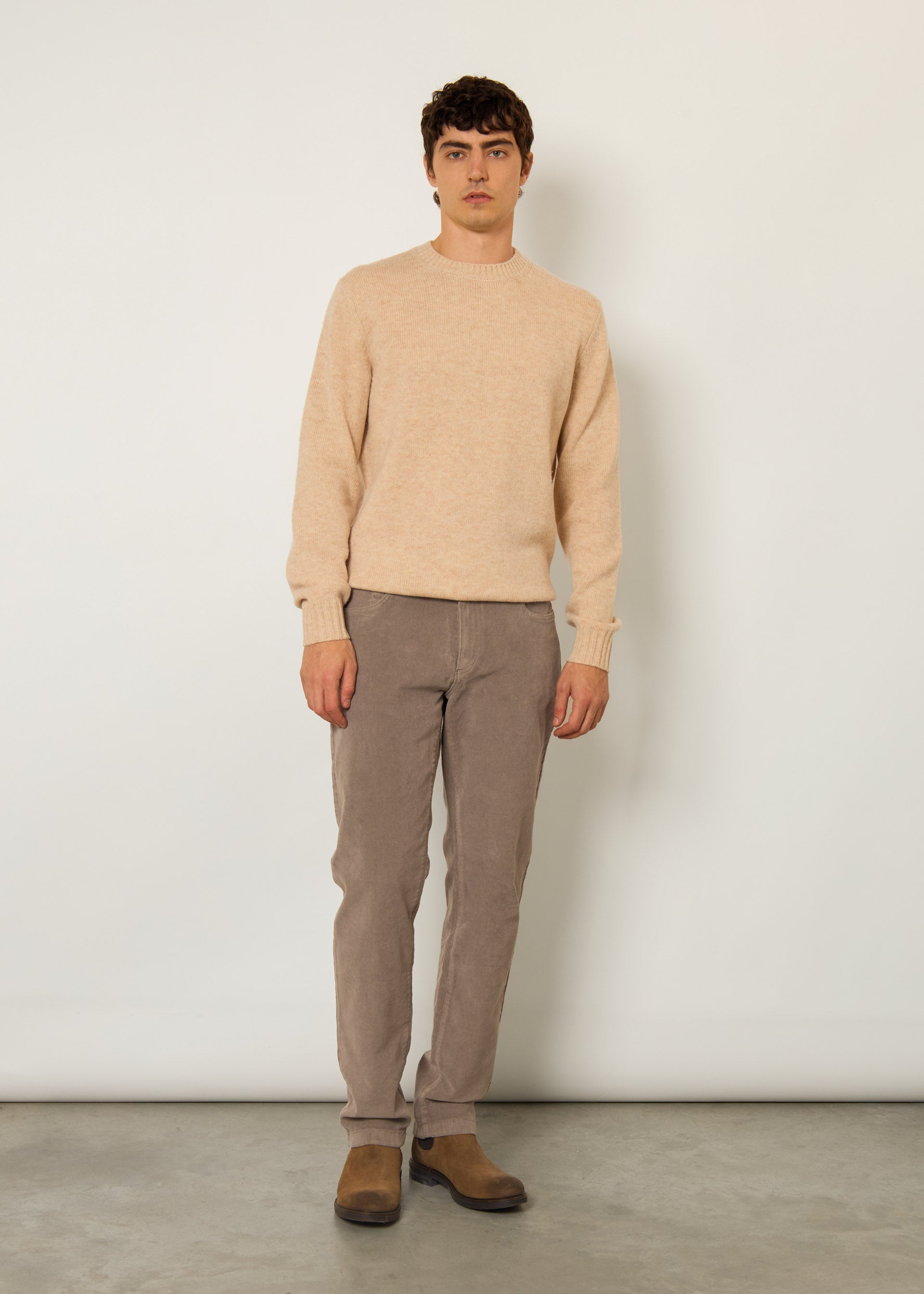 Pantalone in velluto stretch