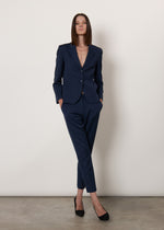 Pantaloni classici gessati