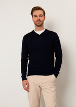 Scollo a V in pura lana Merinos