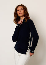 Lupetto in maglia misto lana