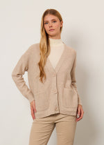 Cardigan paillettes misto lana