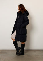 Giacca trapuntata in vera piuma