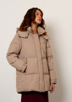 Giacca imbottita in vera piuma