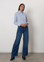 Camicia gessata in cotone