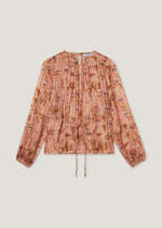 Blusa plissé fantasia