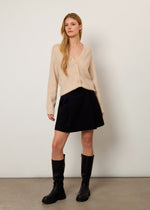 Minigonna in punto stoffa