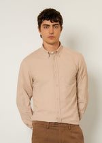 Camicia in velluto regular fit