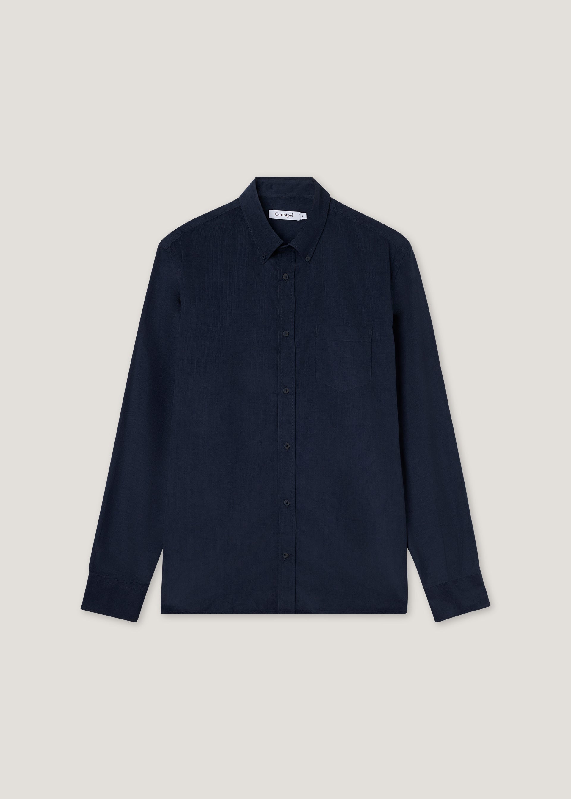 Camicia in velluto regular fit