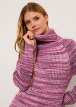 Dolcevita a coste misto lana