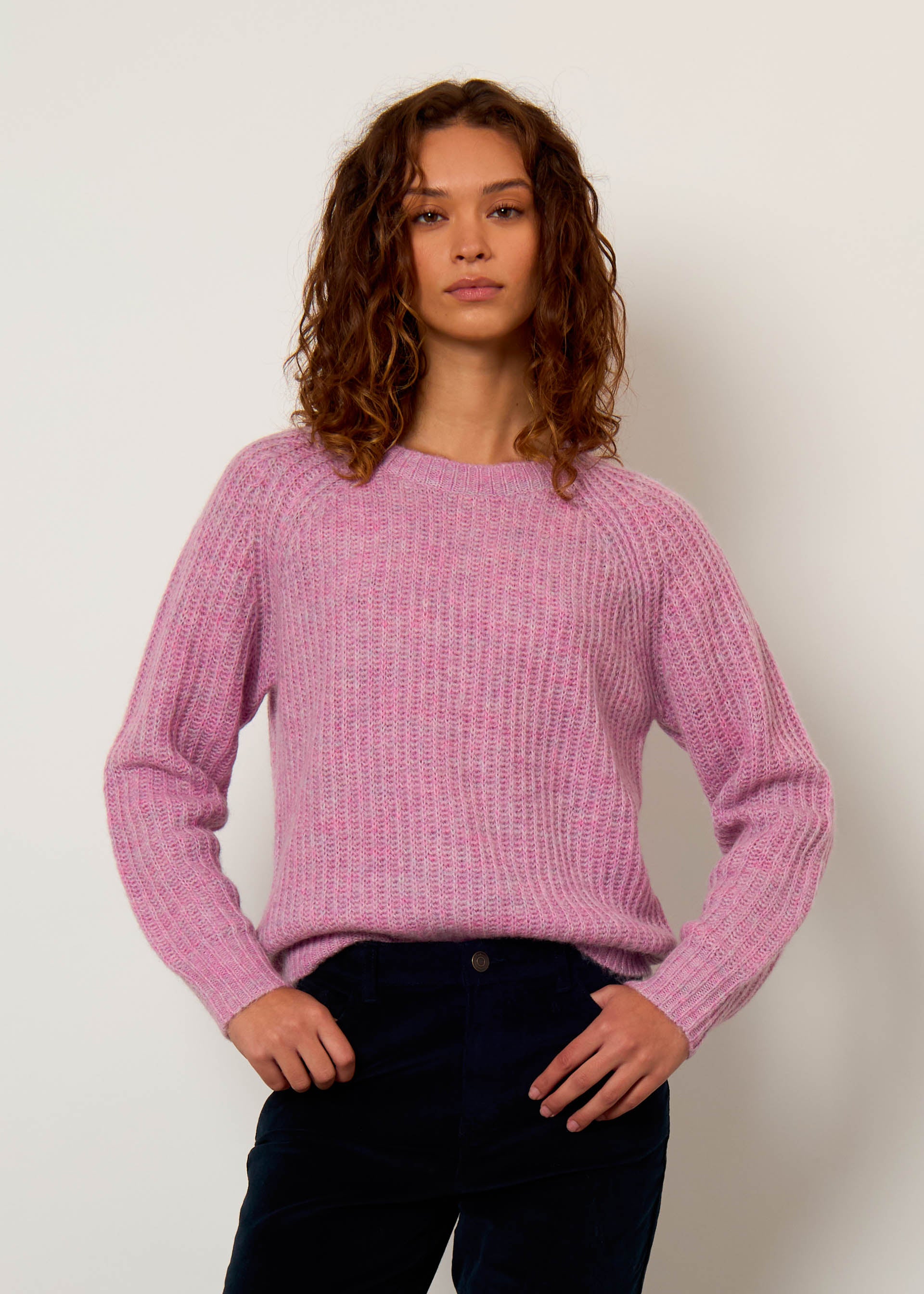 Pullover misto lana mohair