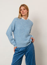 Girocollo in misto lana