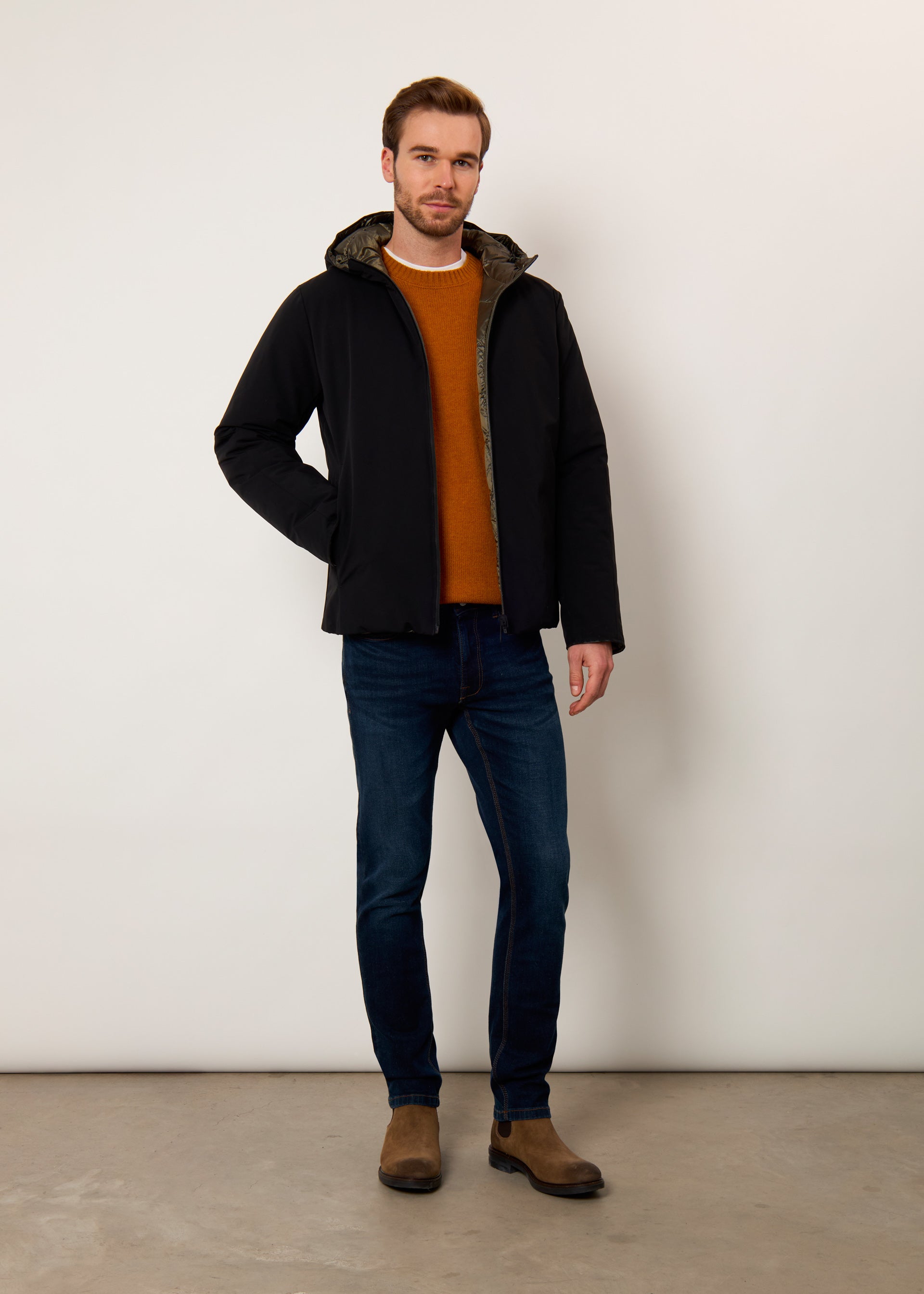 Softshell imbottito reversibile