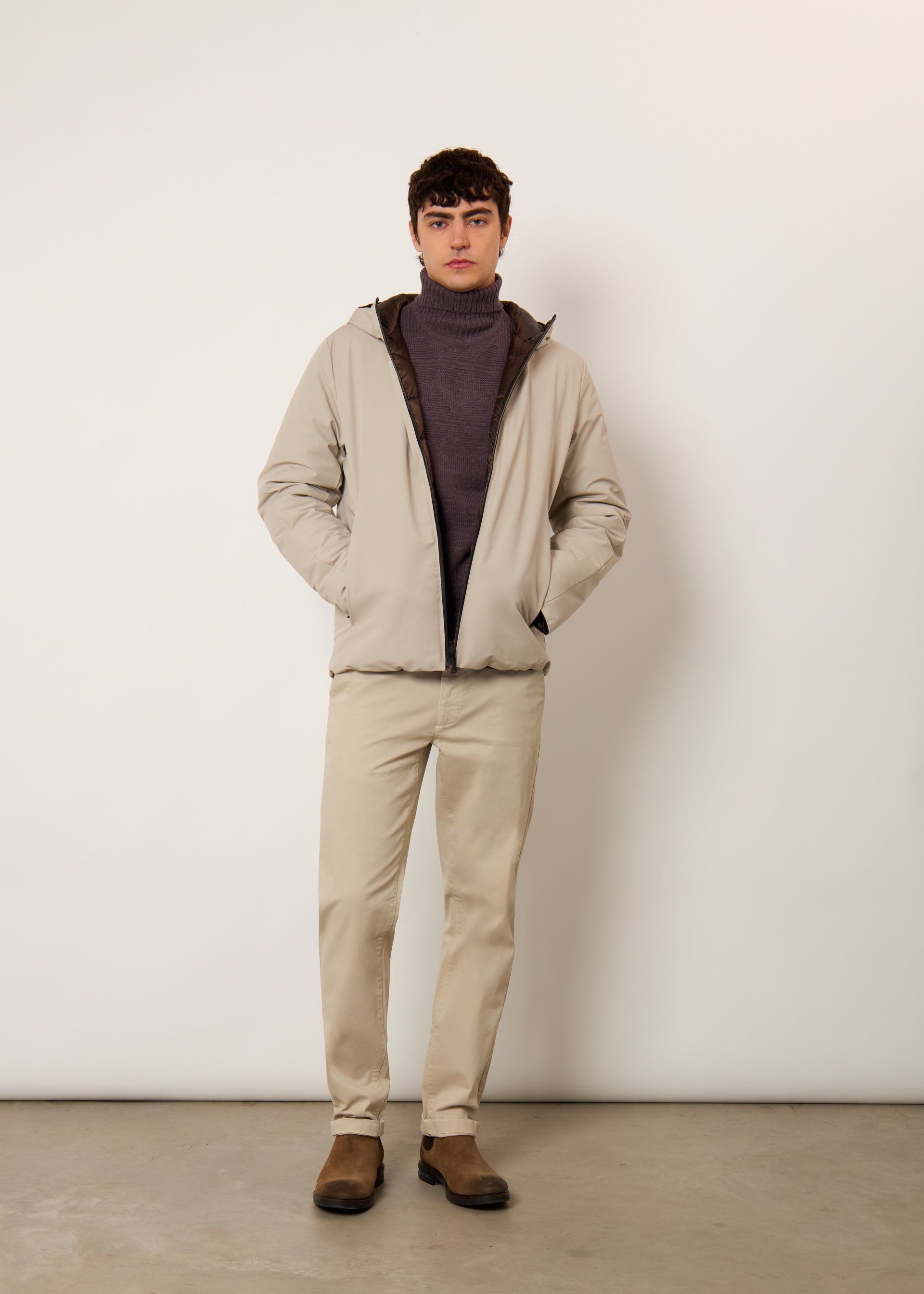 Softshell imbottito reversibile