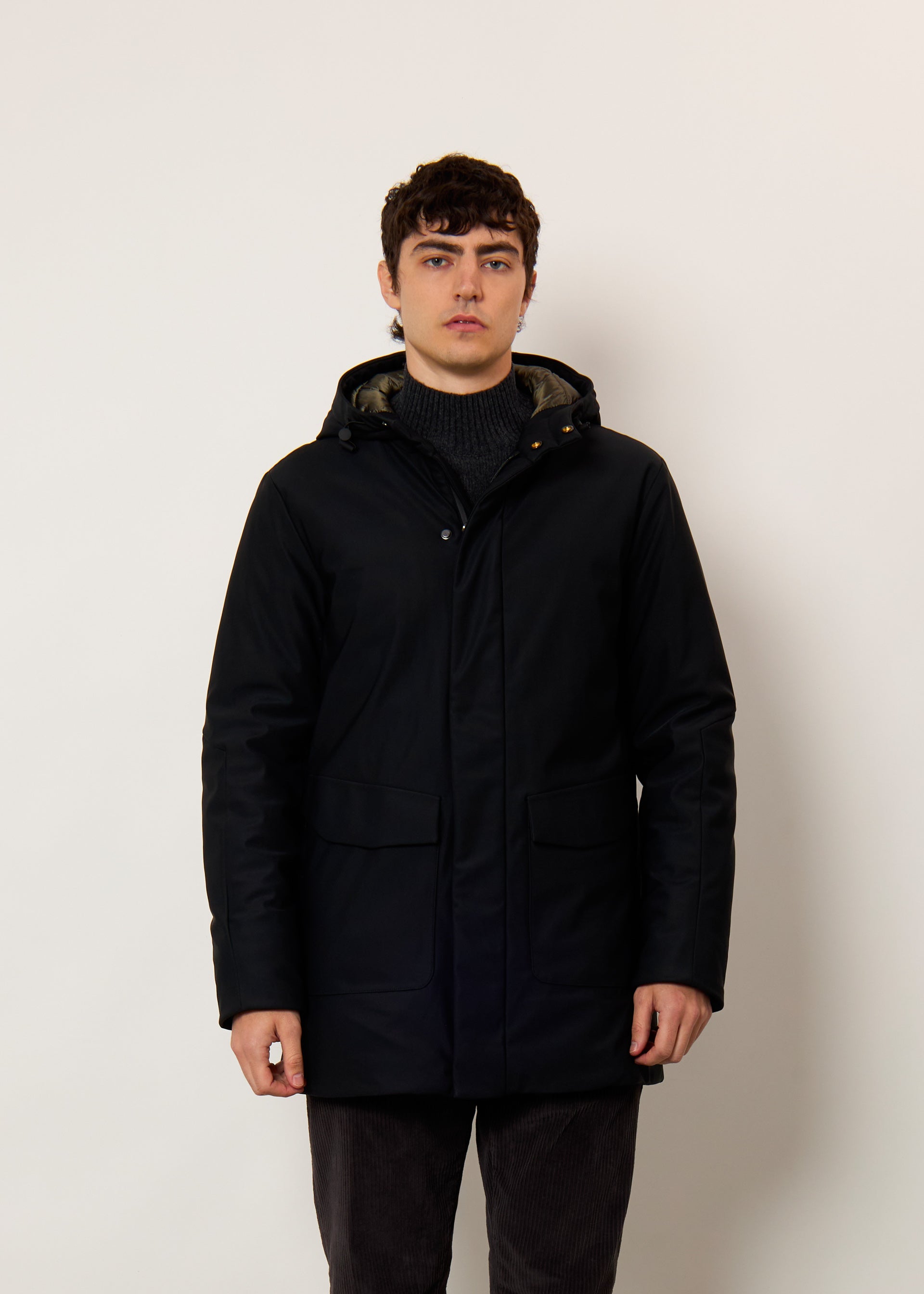 Parka softshell imbottito