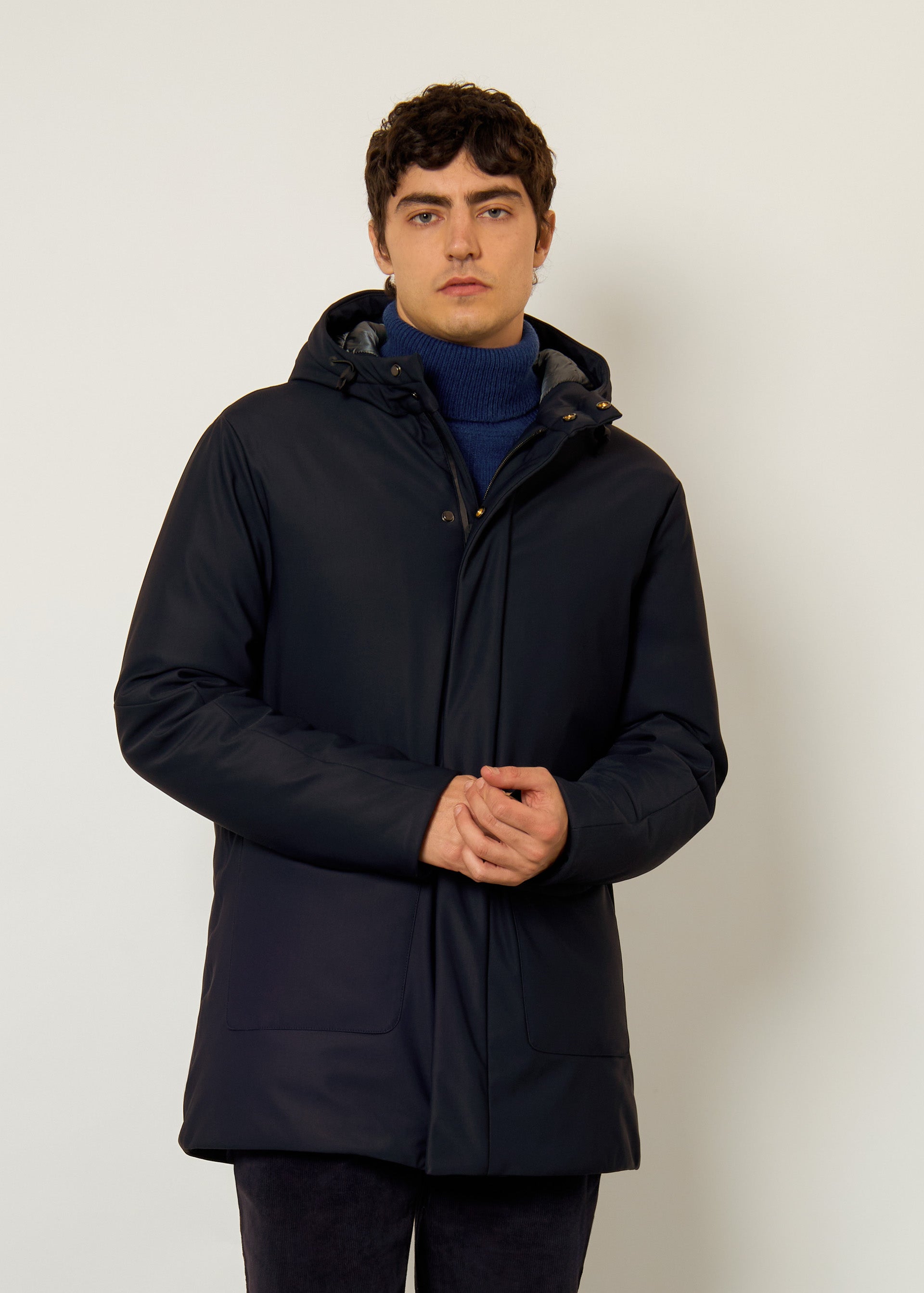 Parka softshell imbottito