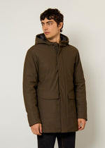 Parka softshell imbottito