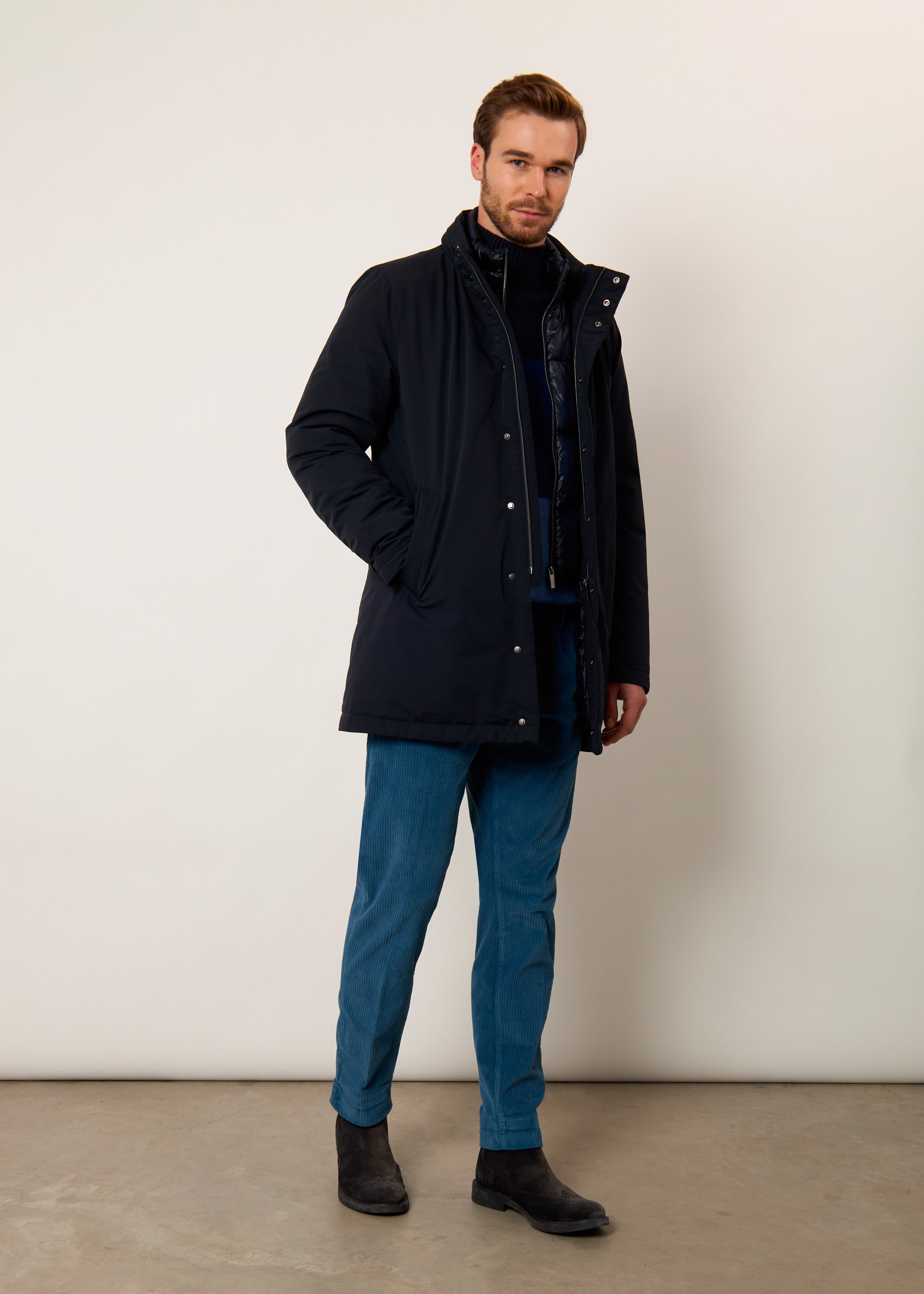 Giaccone softshell imbottito