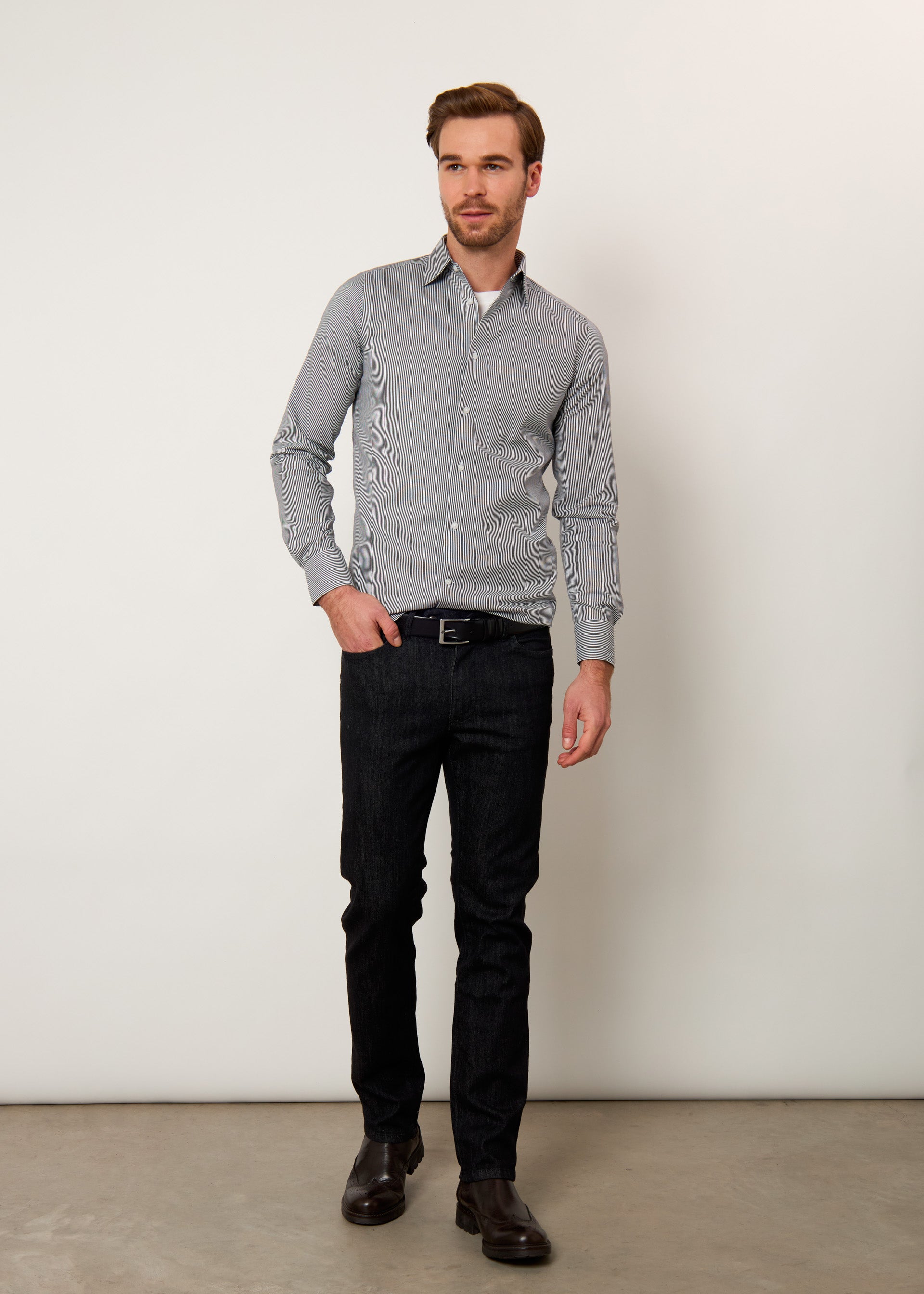 Camicia no stiro slim