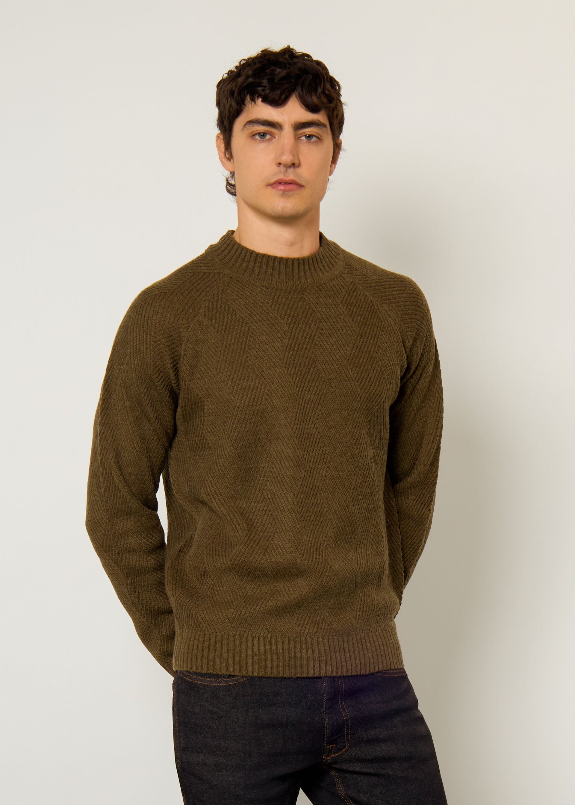 Pullover in misto lana