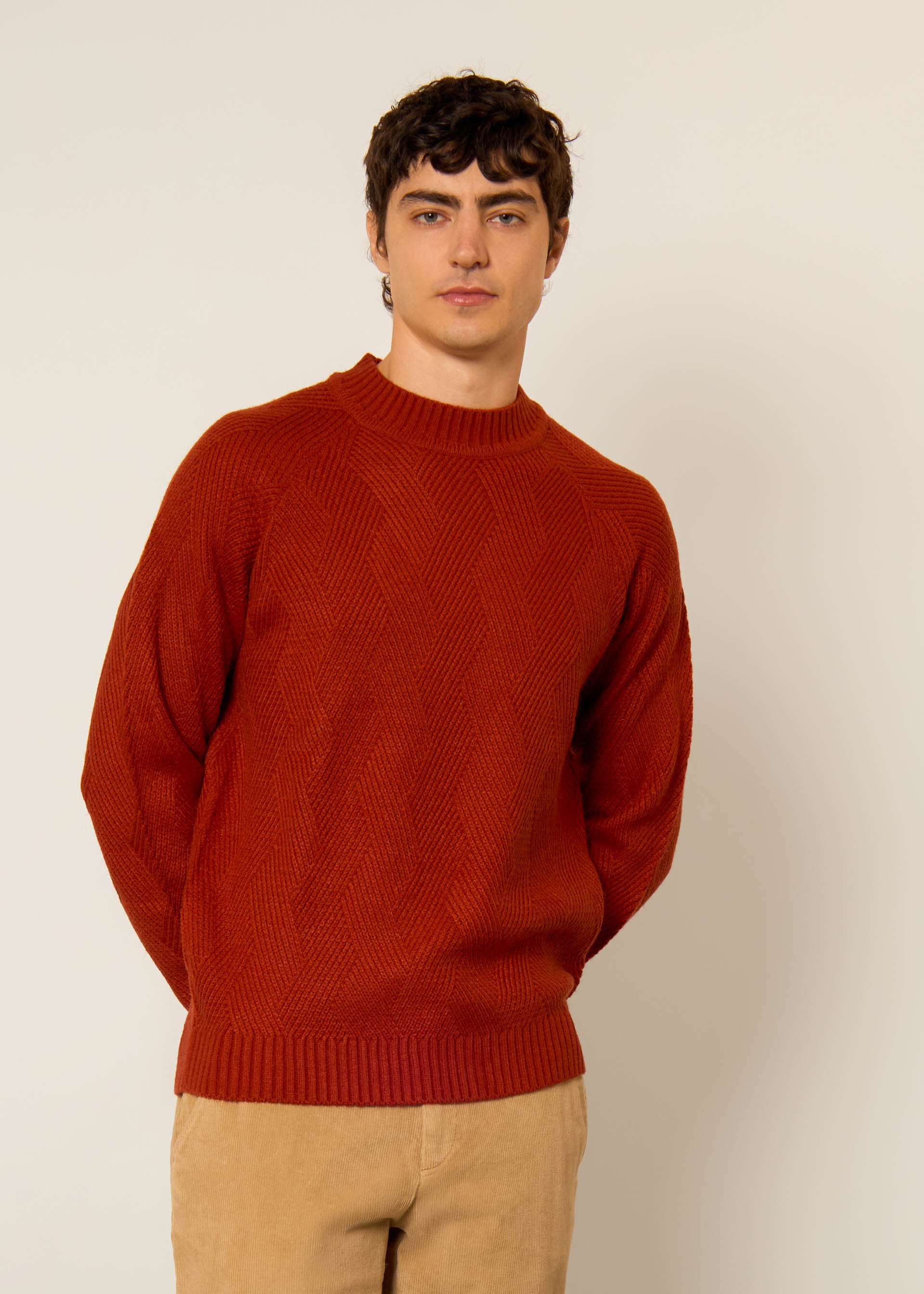 Pullover in misto lana