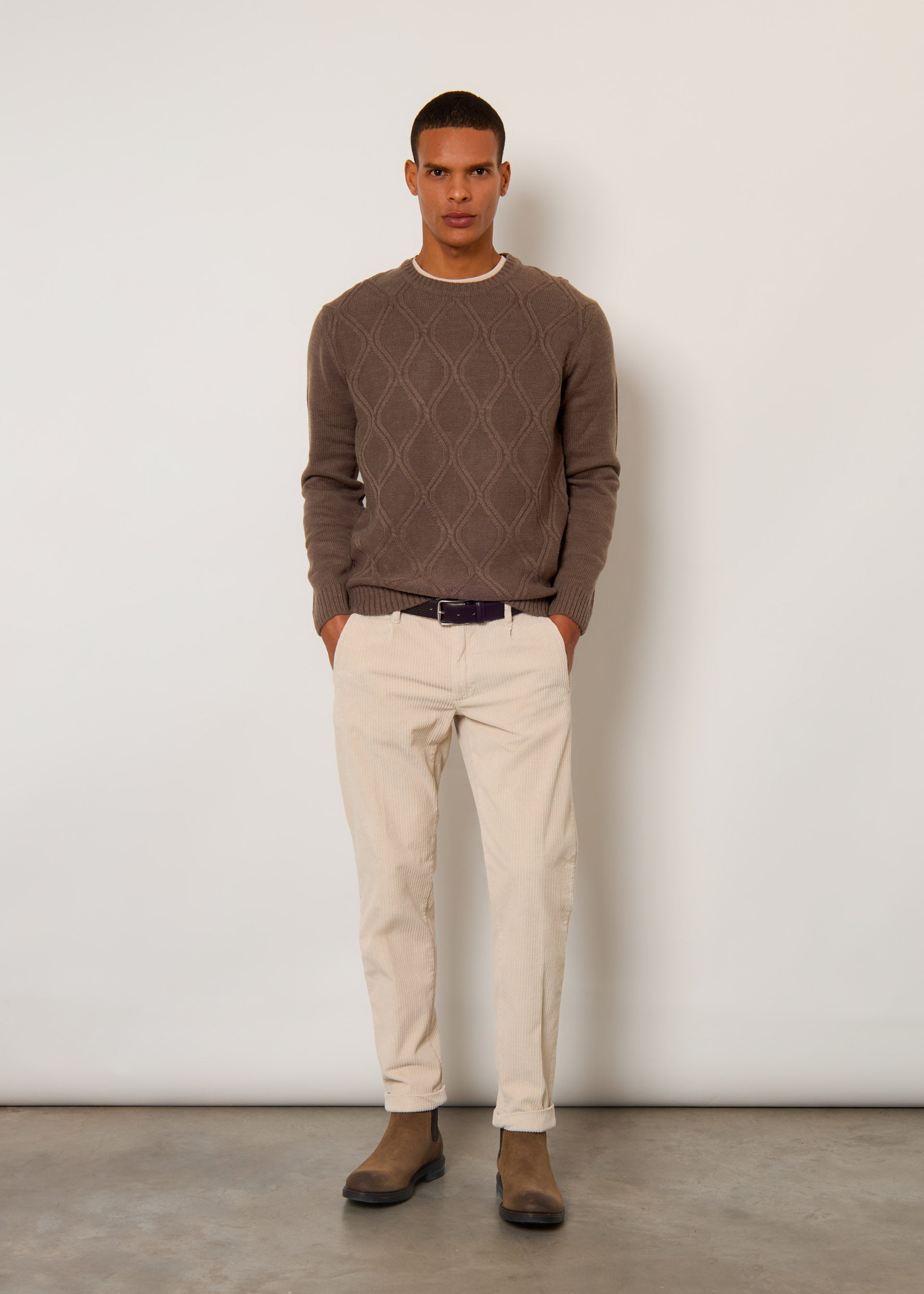 Pullover in misto lana