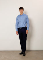 Camicia slim fit micro fantasia