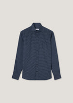 Camicia regular in velluto stampato