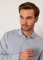 Camicia regular in velluto stampato