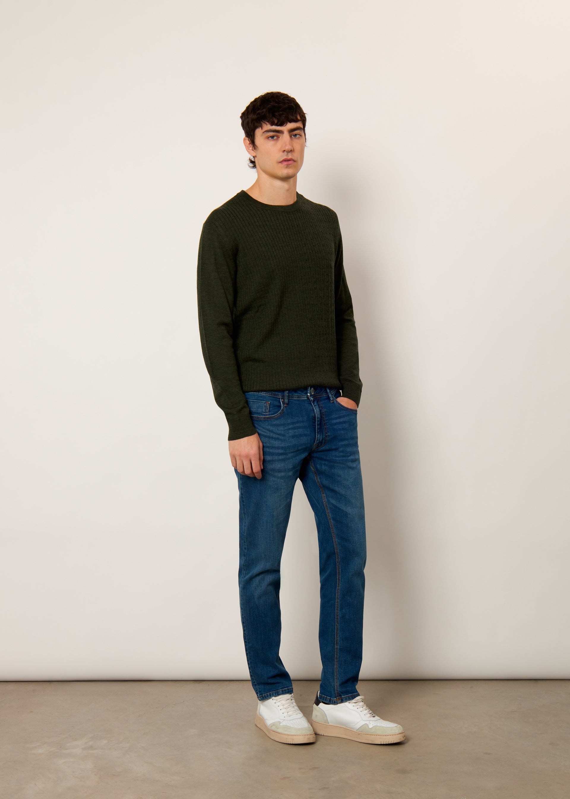 Jeans slim fit stone washed