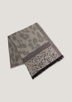 Sciarpa con fili metallici