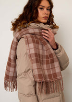 Sciarpa doppio check