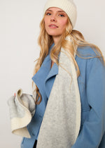 Sciarpa in maglia a coste