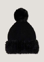 Cuffia con pelliccia sintetica