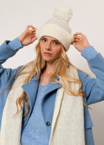 Cuffia in maglia a coste