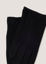 Guanti in maglia bimateriale