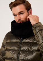 Collo in maglia a coste