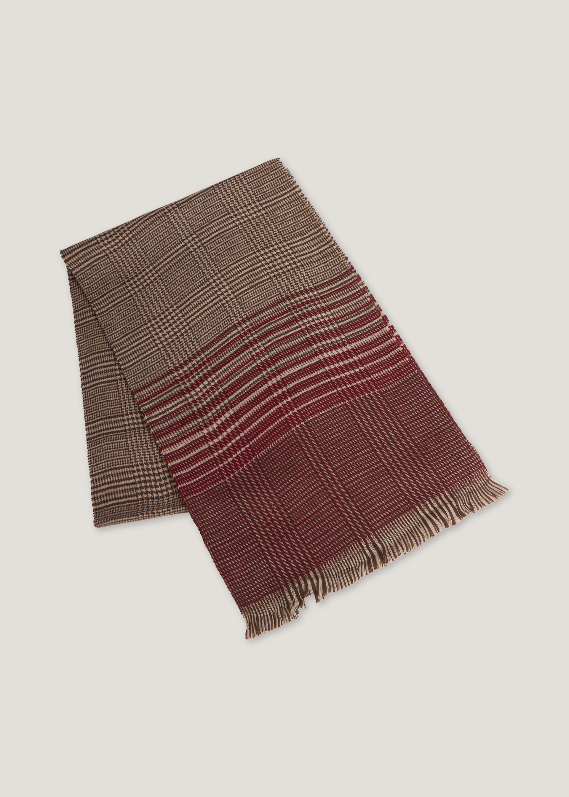 Sciarpa degradè a quadri