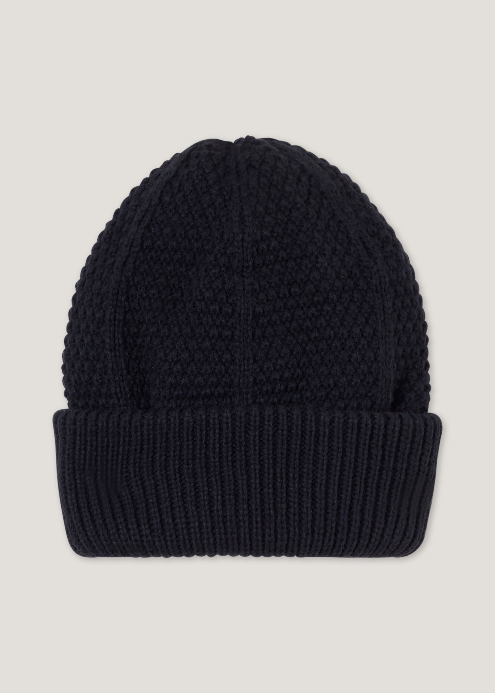 Cuffia in maglia lavorata